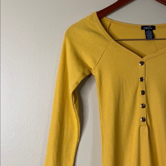 NWT MUSTARD DRESS WIDE NECK - Picture 2 of 5